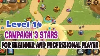 Realm Defense Level 14 Campaign 3 Stars  for beginner | St Gamer Realm Defense