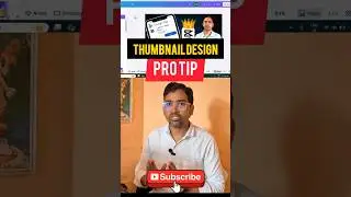 Thumbnail Design Pro Tip #thumbnail #design #shorts