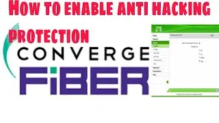 Enable Anti-Hacking  Protection Converge ZTE&nbsp;