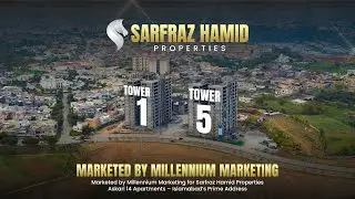 Askari Heights Islamabad | 3 Bed Luxury Apartments | 10% Booking | Millennium Marketing