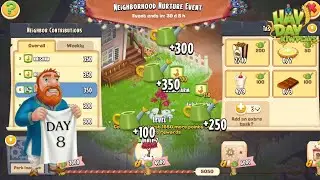 Hayday Neighborhood Nature event Contribution Task complete #hayday #haydayneighborhoodnatureevent