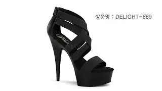 Pleaser USA DELIGHT-669 [15센티 샌달형슈즈] 러브필닷컴