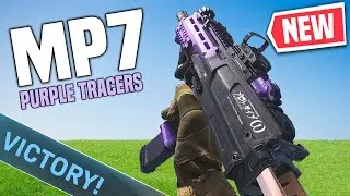 Warzone | NEW Purple Mp7 Tracer Victory! Best Mp7 class setup