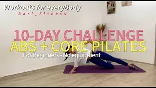 10-DAY ABS+CORE PILATES CHALLENGE|DAY 1-3