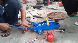 Cara Memodif Dongkrak Buaya Menjadi Dongkrak Transmisi/Perseneling Mobil (DIY  Transmission Jack)