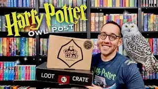 COMPARING LOOT CRATE AND GEEK GEAR | Harry Potter Subscription Unboxing
