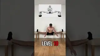 Yujiro's split progression level 1 to 10 👹 #workout #amazing #flexibility #mobility #gym #yoga #wtf