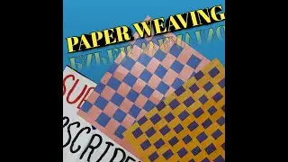 Paper weaving | How to make paper mat