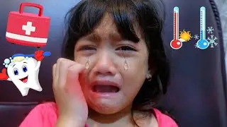 GIGI KU SAKIT BEROBAT KE DOKTER - MAMAH HIBUR SALSA BELI MAINAN | Salsa and family