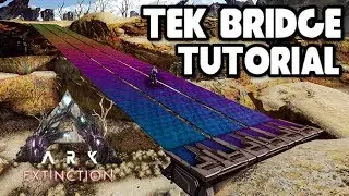 HOW TO USE THE TEK BRIDGE! - ARK: Extinction