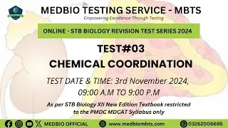 TEST-03 EXPLANATION WITH REFERENCES - CHEMICAL  COORDINATION - STB BIOLOGY REVISION TEST SERIES 2024