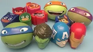 Surprise Egg Opening Memory Game for Kids!  Marvel Avengers PJ Masks Paw Patrol TMNT!