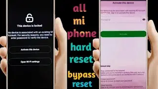 How To Hard Reset Mi Phone 2020 | Mi Phone Ko Hard Reset Kaise karte hain 2020 | Bypass Hard Reset,