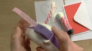 Creating personalised greetings cards with a label maker