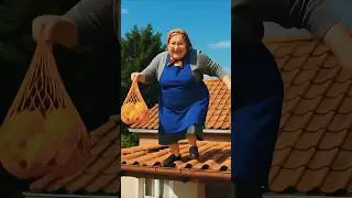 НЕЙРОБАБУШКА ПАРКУР2| NEURO GRANNY| #aivideo #mindblowing #ии #нейросеть #Нейробабушка #Viral #AI