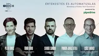 🎥 Pipedrive ügyfelek a Forbes színpadán – Értékesítés rendszerszemmel | Panelbeszélgetés
