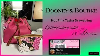 What’s in my bag? Dooney & Bourke Hot Pink Tasha Drawstring 🩷💕✨@18doves