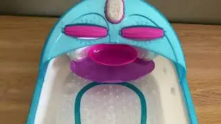 Shimmer &lsquo;n Sparkle 6-in-1 Real Massaging Foot Spa for Kids