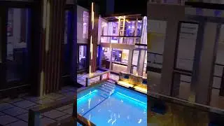 Miniature Villa Model at night #Shorts #miniature_house