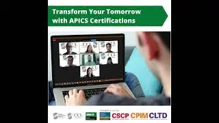 Webinar: Transform Your Tomorrow with APICS Certification