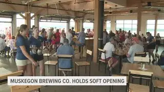 Muskegon Brewing Company holds soft opening