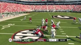NCAA Football 14 online ranked game I am a Noob First Look