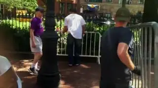 High security at NY gay bar Stonewall Inn after Florida shooting
