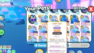 I Hatch RB Shiny Lucki Tiger, Huge Chroma Lucki Red & Open Huge Peacock HC In Pet Sim X! - 05-18-23