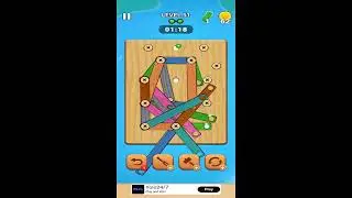 Wood Screw Puzzle: Level 51 Success