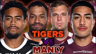 Wests Tigers vs Manly Sea Eagles | NRL - Round 24 | Live Stream Commentary