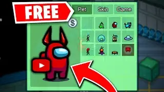 HOW TO GET FREE YOUTUBE PET IN AMONG US!