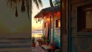Dreamy Boho Beach Home 🌊✨ | Vintage Caravan Tour | 4K Ultra HD
