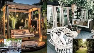 Backyard Swing Seat Ideas | Outdoor Swing Seats | Outdoor hanging chairs