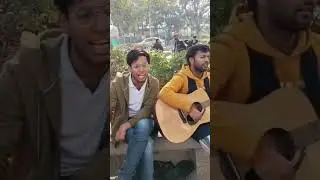 andaz e Karam cover song with guitar #Connaught place #cp #trending #YouTube shorts