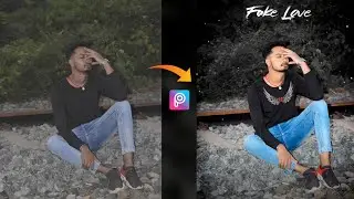 Fake Love Photo Editing PicsArt || PicsArt Broken Heart Photo Editing 💔 ||  PicsArt Photo Editing