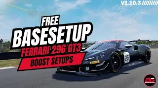 Ferrari 296 GT3 GT3 | FREE BASELINE SETUP | Assetto Corsa Competizione | ACC v1.10.3
