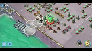 Boom beach solo run on keel... zooka hit #boombeach #boomboomchallenge