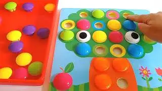 Learn color/ colorful game/ video for kids| colorful mosaic