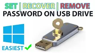 How to set, retrieve and remove password on USB Drive
