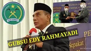 Gubsu Edy Rahmayadi Aceh Sepakat Warisan Orang Terdahulu