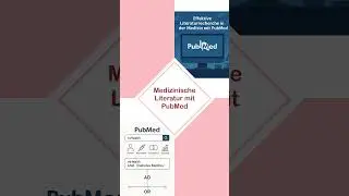 Literaturrecherche mit PubMed #medizin #pubmed #recherche #ghostwriter