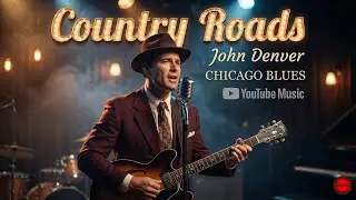 Country Roads John Denver Chicago Blues Remix Cover 🎸 Soulful Vintage Blues Version