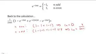 Math 57 Fourier Coefficients for a Square Wave
