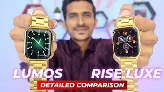 Fire Boltt Lumos Vs Rise Luxe🔥Detailed Comparison⚡ fire boltt rise luxe vs firebolt lumos smartwatch