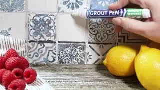 Grout Pen White Tile Paint Marker: Waterproof Tile Grout Colorant and Sealer Pen