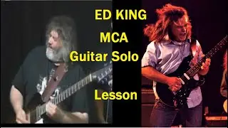 ED KING - MCA - GUITAR SOLO LESSON. Licks shown separately and slowly by Jim Brennan
