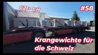 Krangewichte f&uuml;r die Schweiz und danach zum SouthSide Festival (Abbau)