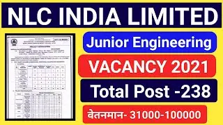 NLC Junior Engineer Recruitment 2021|NLC Je  Vacancy 2021|NLC VACANCY NOTICE OUT|NLC JE RECRUITMENT