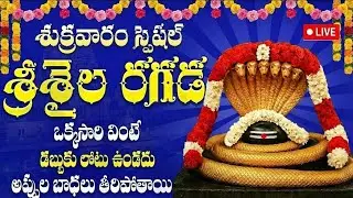 🔴 LIVE: శుక్రవారం రోజు శ్రీశైల రగడ ఒక్క 11ని వింటే శ్రీశైలం మల్లన్న చల్లనిచూపుతో కోటీశ్వరులు అవుతారు