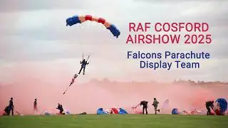 RAF Falcons Parachute Jump 🛩️🪂 Cosford Airshow 2025